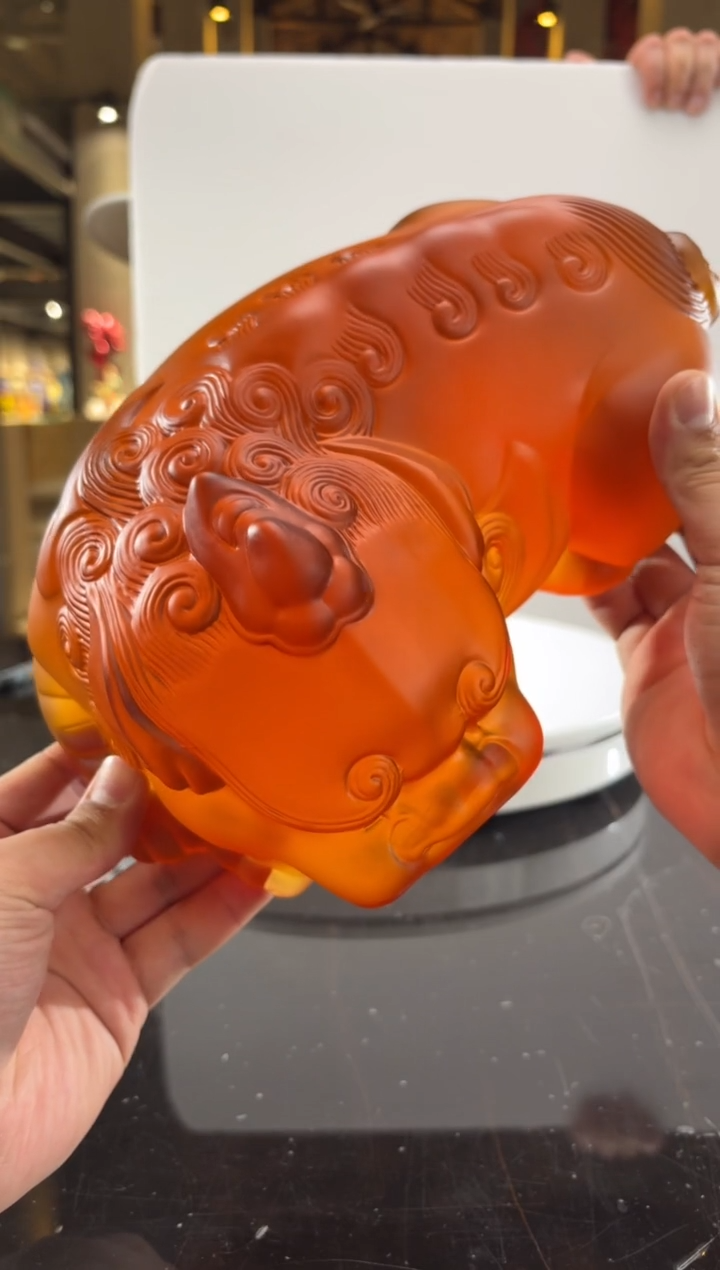 摆件璨石美学蜜蜡卧福貔貅