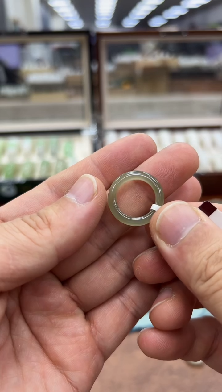 【闪购商品】和田玉戒圈未镶嵌11-12