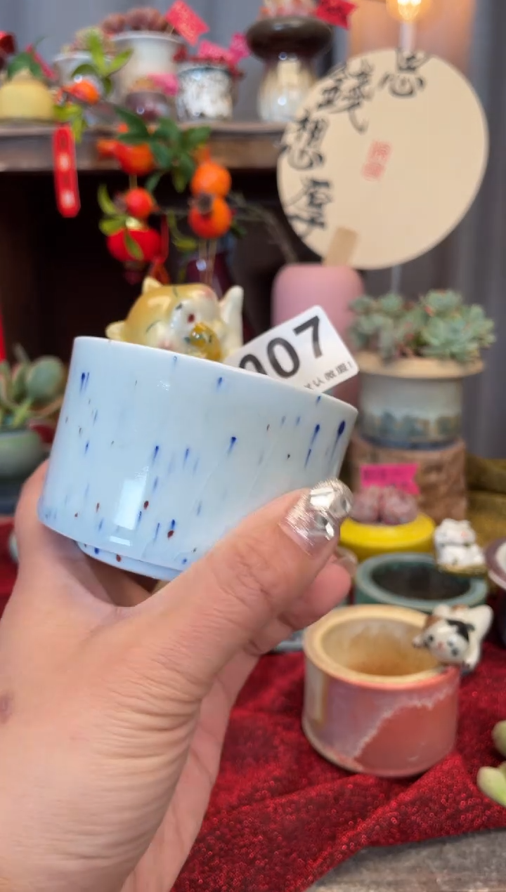 【闪购商品】摆件007知木小芳花盆编号