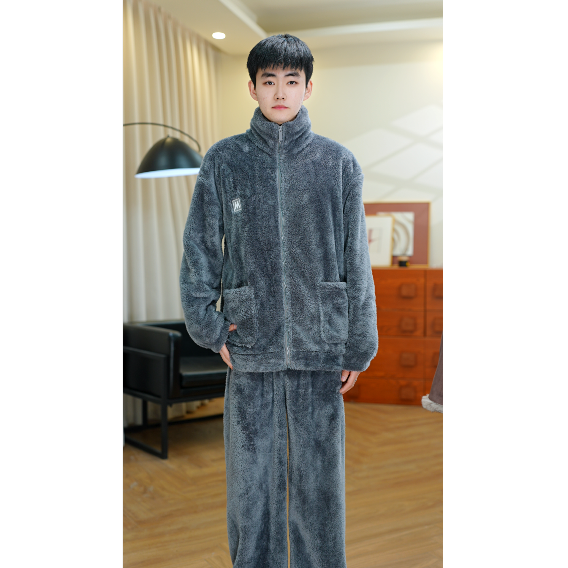 【情侣专属666】新款秋冬季睡衣家居服加绒加厚情侣睡衣套装