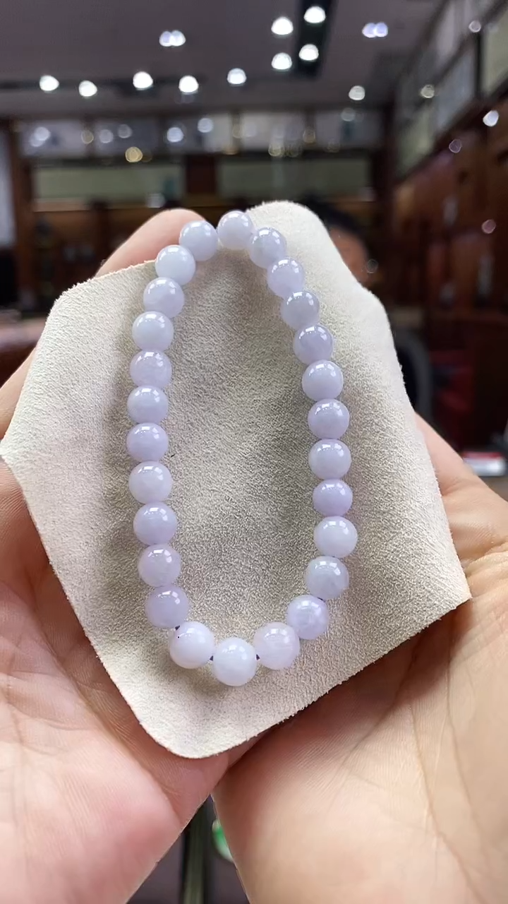 未镶嵌手串翡翠7mm手串