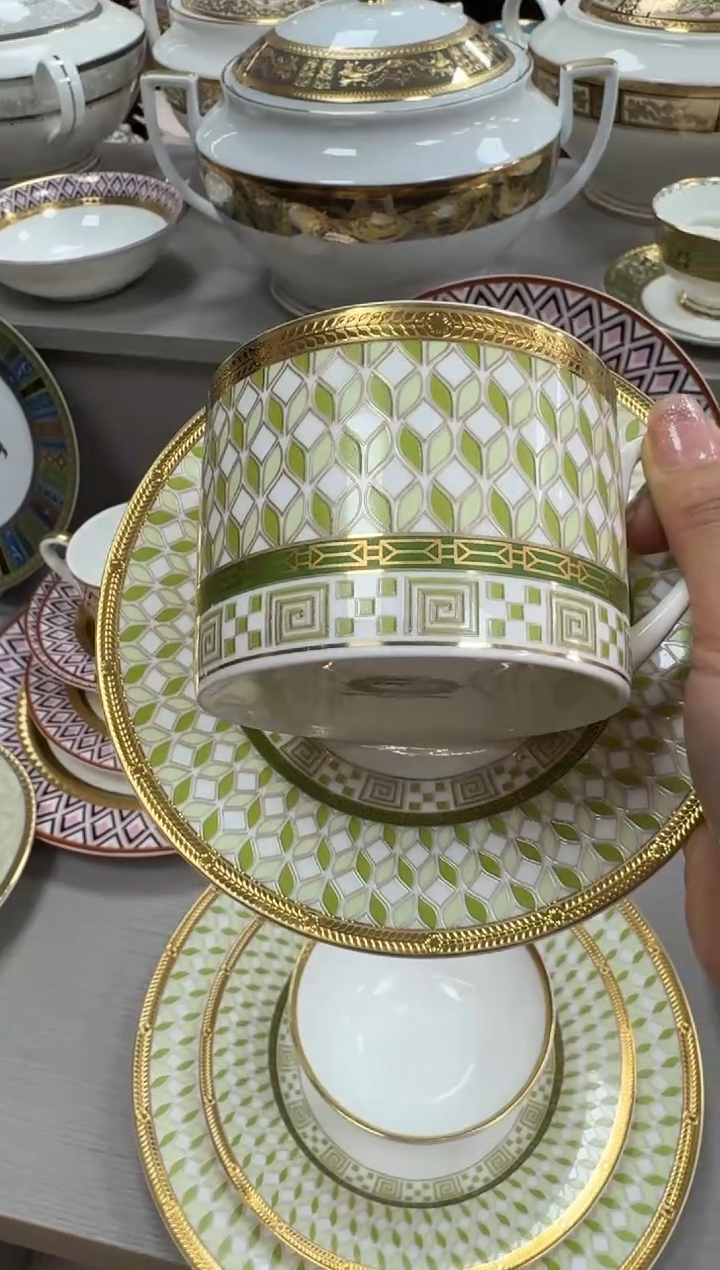 【闪购商品】瓷片咖啡杯碟福利款