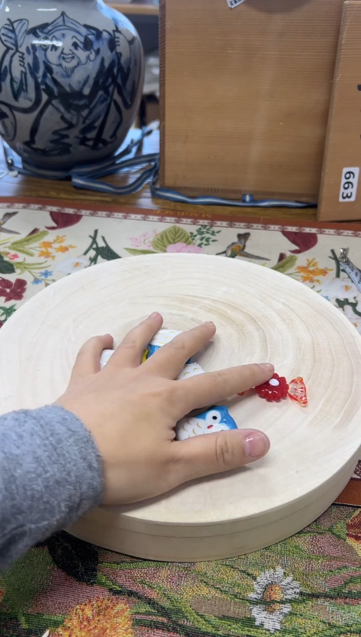 瓷片427小丸子瑕疵孤品