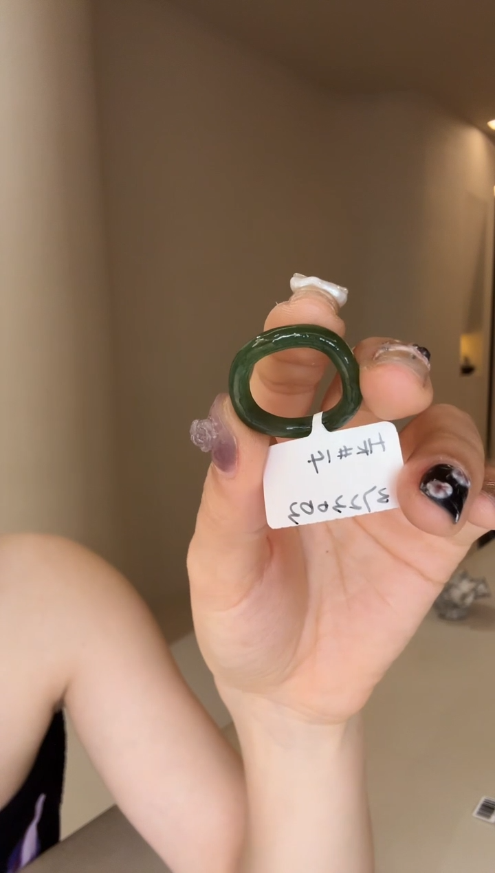 【闪购商品】和田玉戒指未镶嵌14码特色波浪