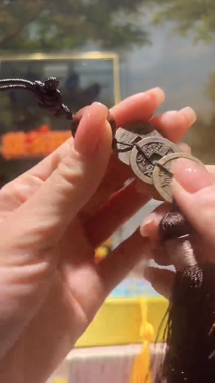 铜传世珍藏钱到家挂件