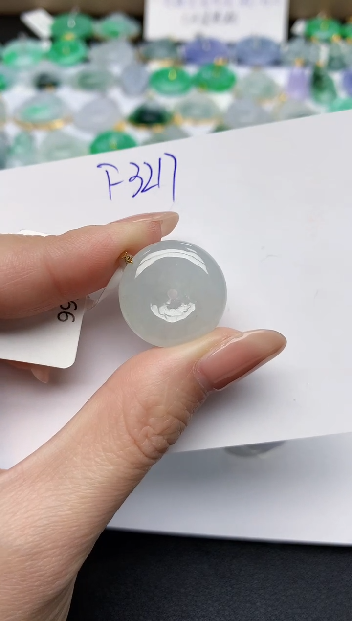 颈饰未镶嵌翡翠天然缅甸A货翡翠百元以上9元证书费自理