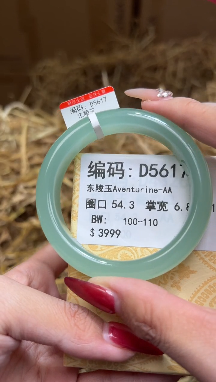 未镶嵌手镯石英质玉D5617