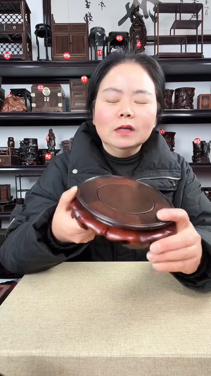 【闪购商品】木677瑕疵老李红木工艺品