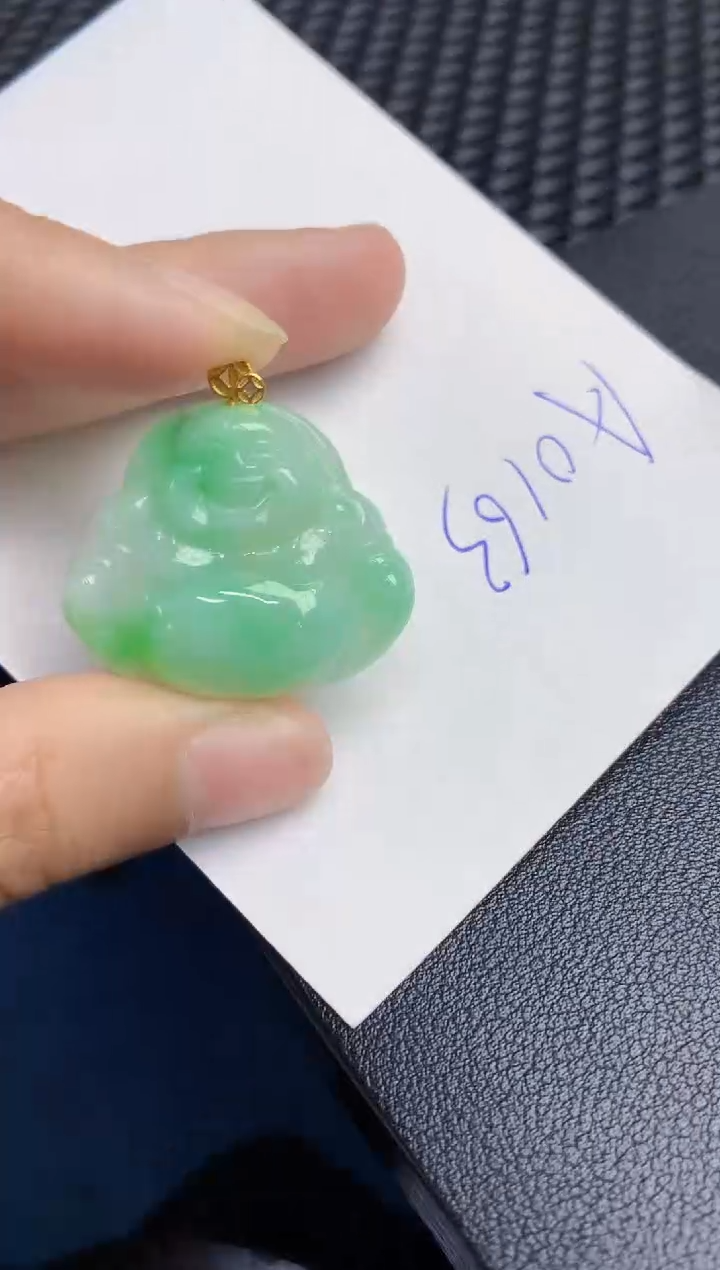 【闪购商品】翡翠颈饰18K金镶嵌000000000