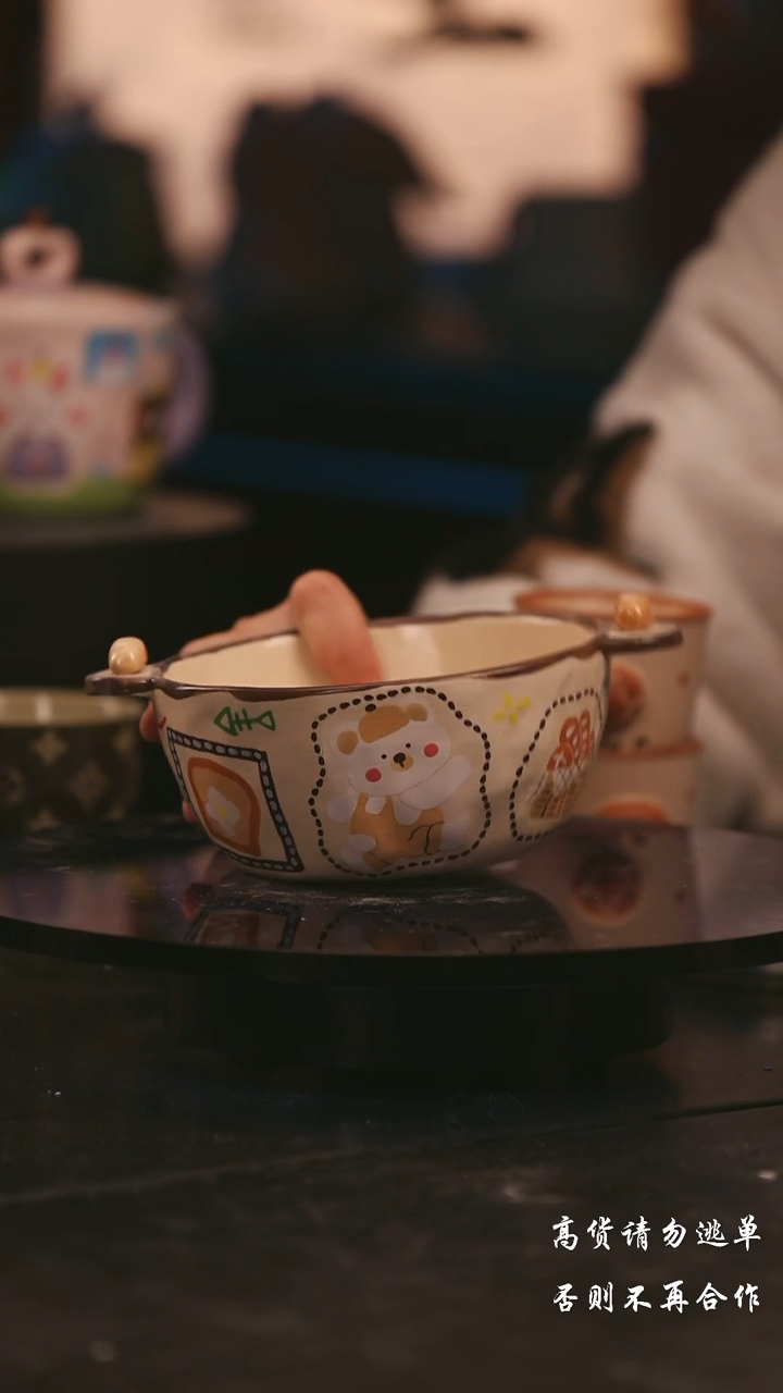 陶瓷景德镇可爱设计师款陶瓷 