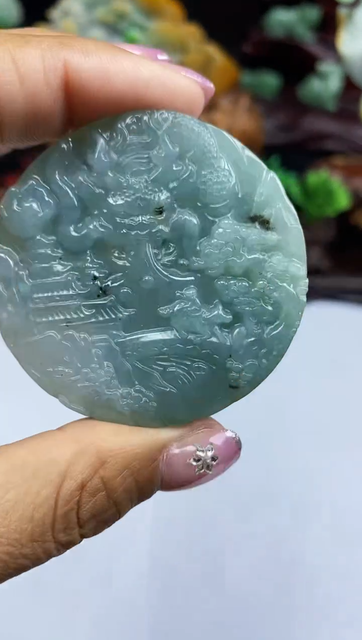 【闪购商品】翡翠颈饰未镶嵌翡翠A货