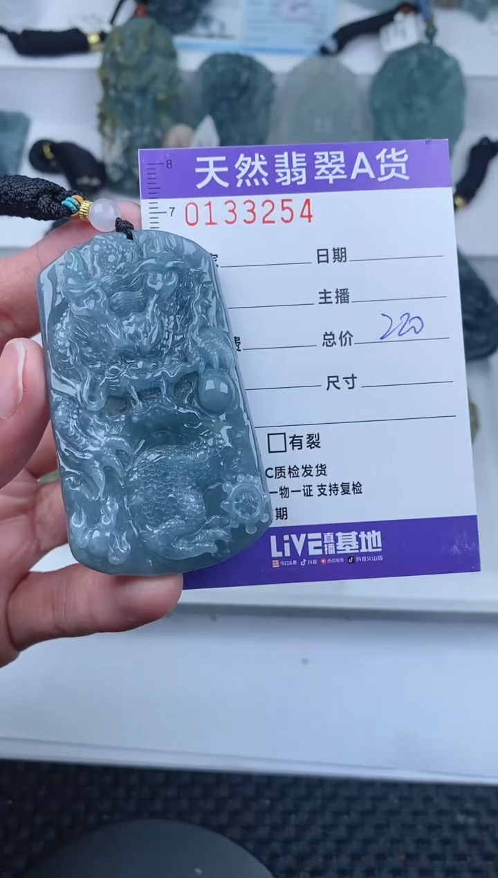 【闪购商品】翡翠颈饰未镶嵌       254