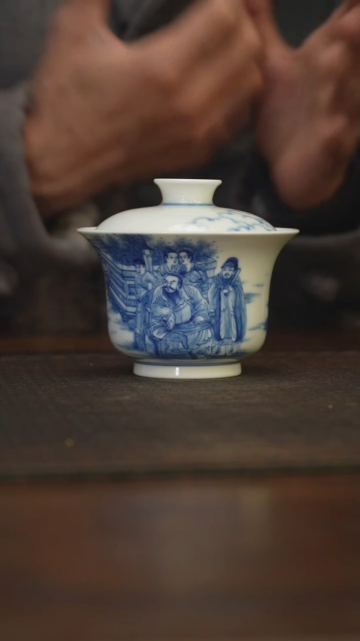 瓷片柴窑青花破价福利