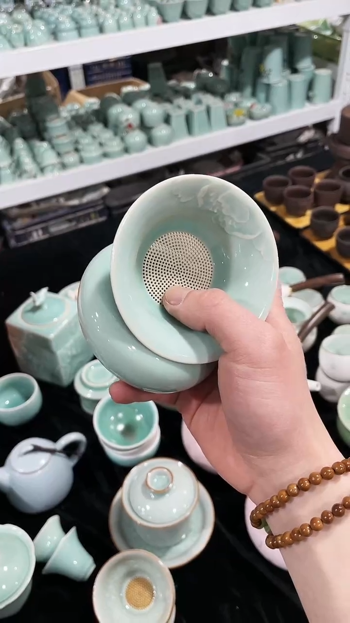 【闪购商品】牡丹 特价 微瑕 慧仙青瓷