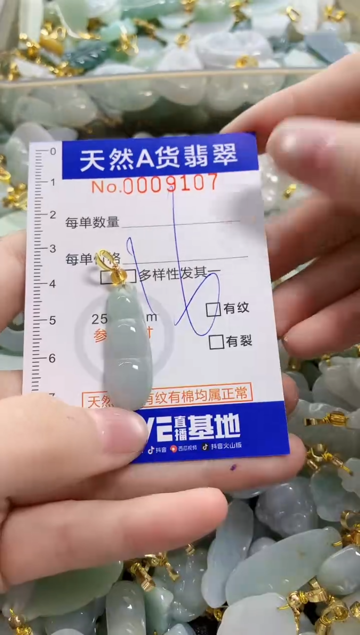 颈饰未镶嵌翡翠天然A货翡翠
