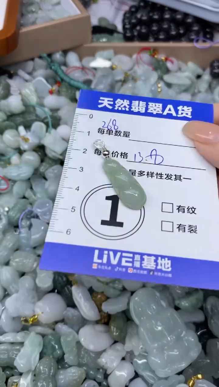 颈饰未镶嵌翡翠天然翡翠A货批量多样性发一件