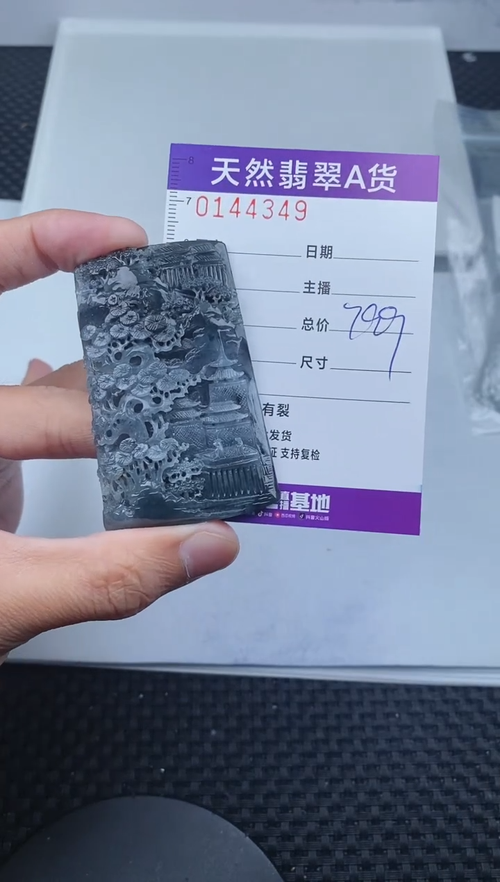 翡翠未镶嵌颈饰       349