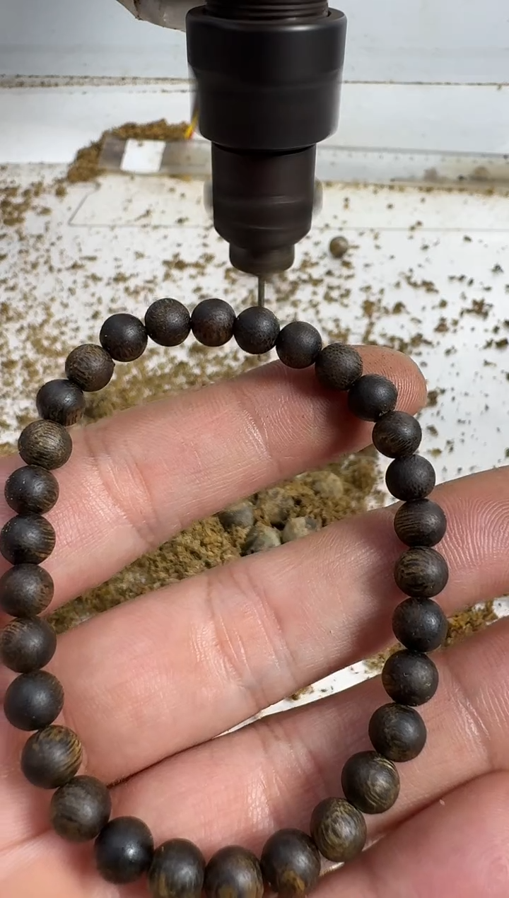 沉香手串0.6规格单圈4克沉水