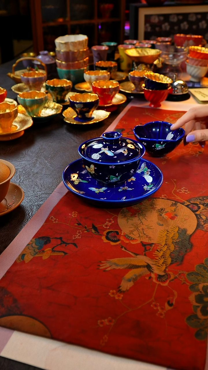 茶杯紫砂【宜景窑系列】套组