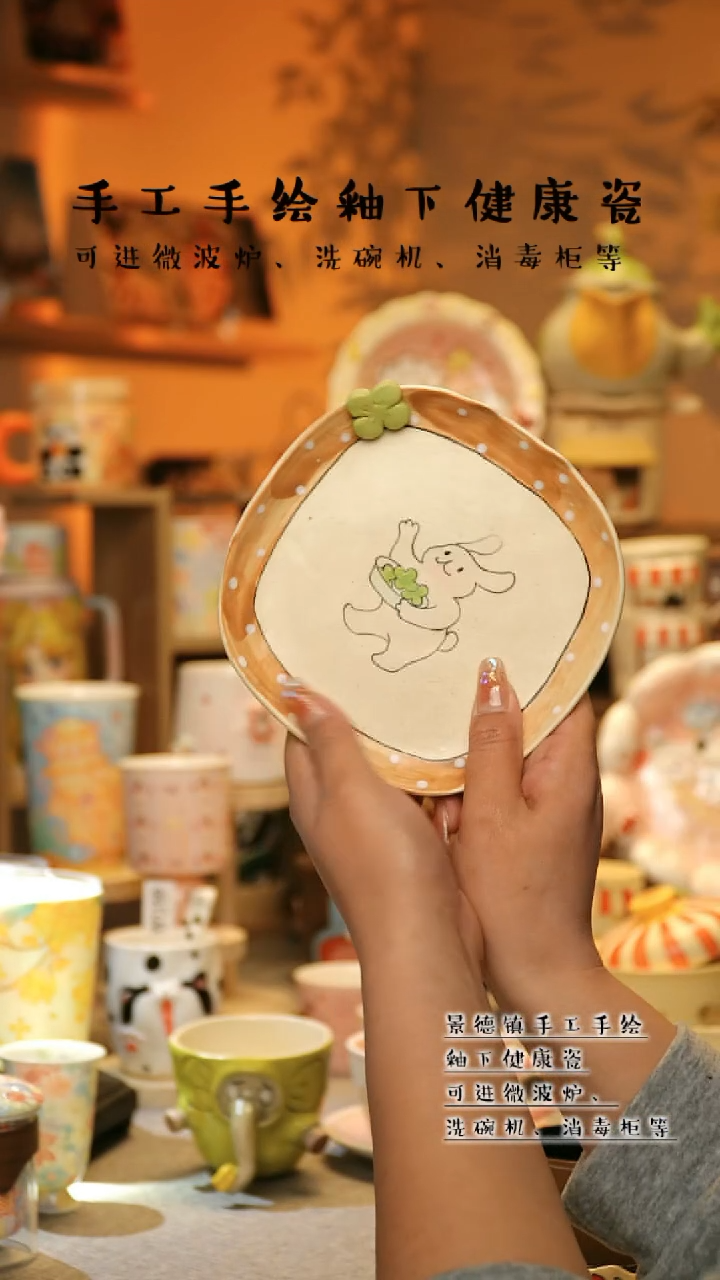 【闪购商品】杯景德镇高温釉下彩&A784