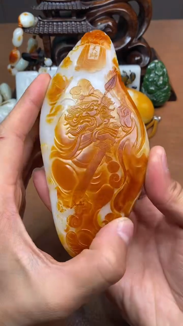未镶嵌和田玉把件仙***…1