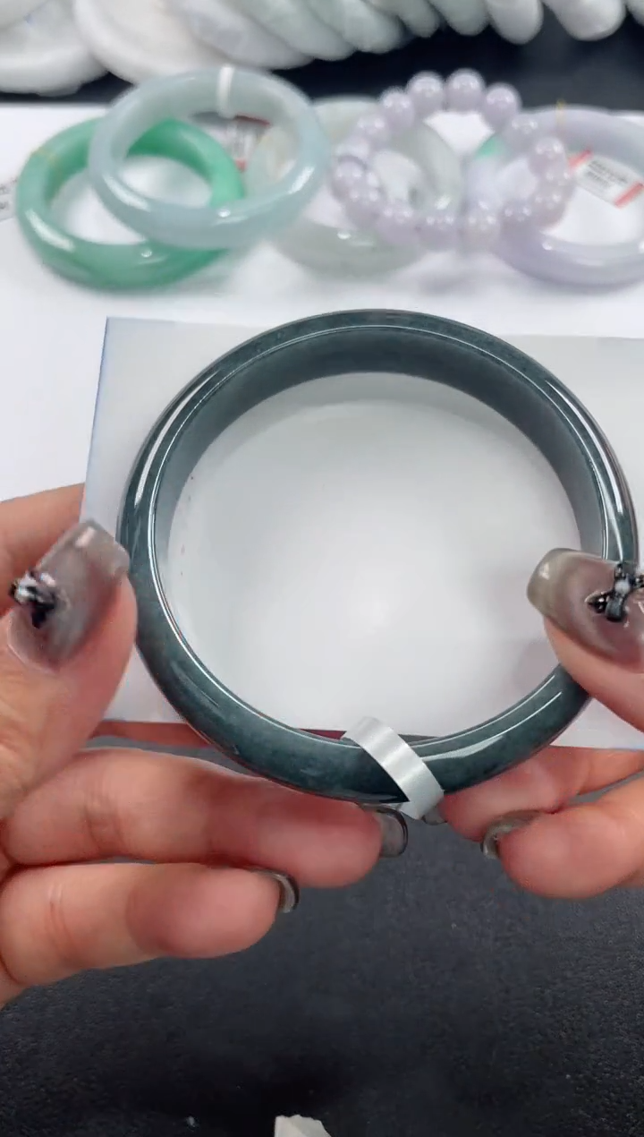 未镶嵌手镯翡翠基地发货H8353