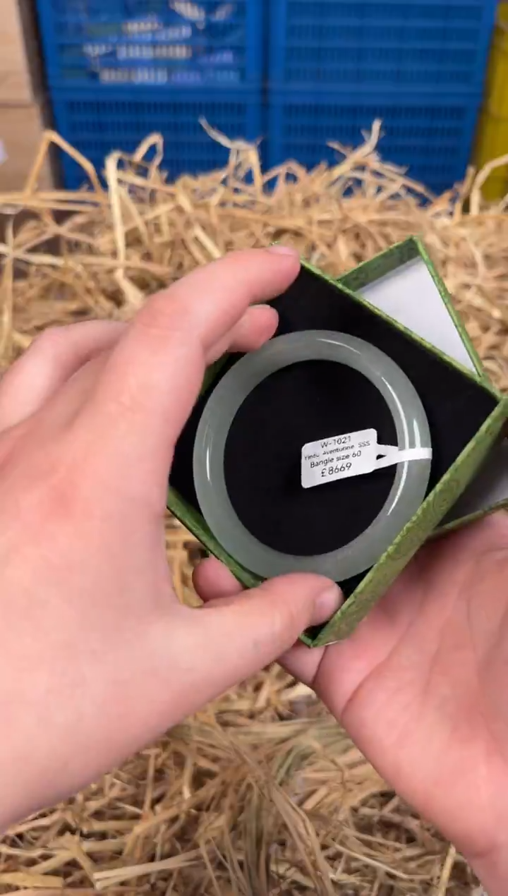 未镶嵌手镯石英质玉编码W1021