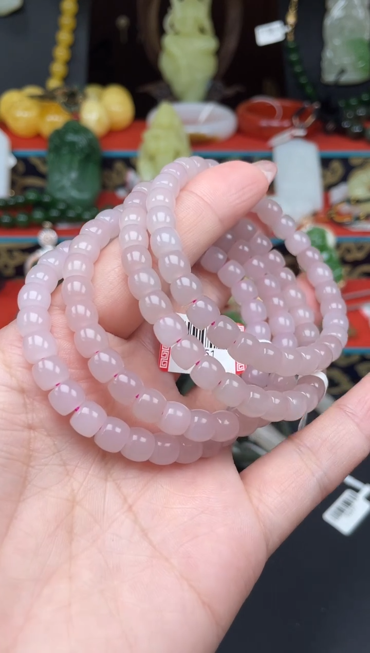 手串未镶嵌和田玉手串多样性发其一c051