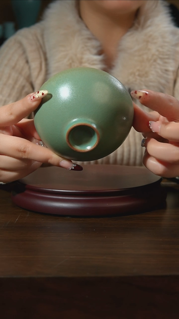 杯子瓷沧**辰汝州原产地原矿仿古老釉q