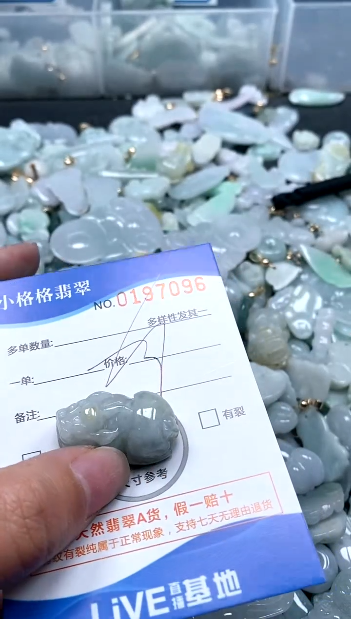 【闪购商品】翡翠颈饰未镶嵌闪购商品0197096