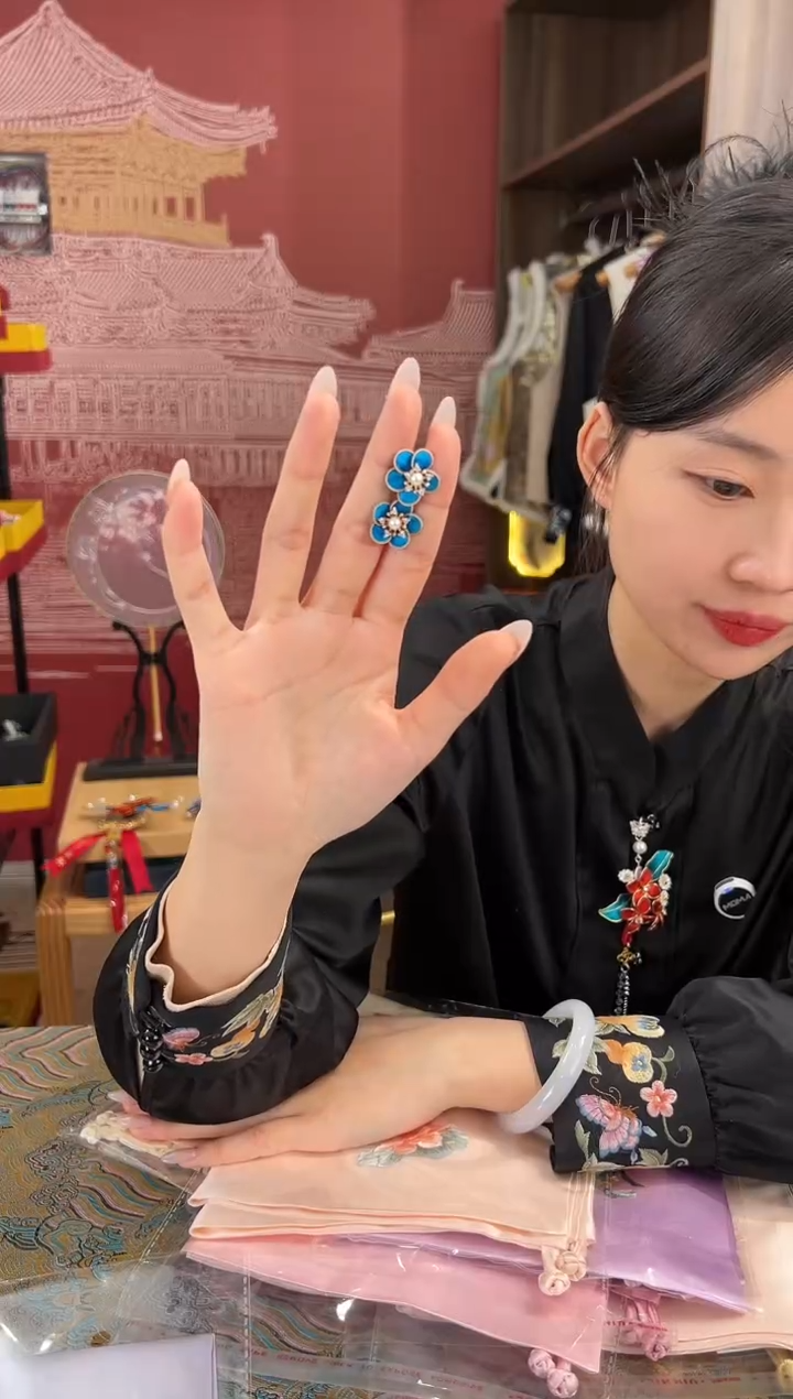 【闪购商品】刺绣苏绣世家非遗手工（耳环）