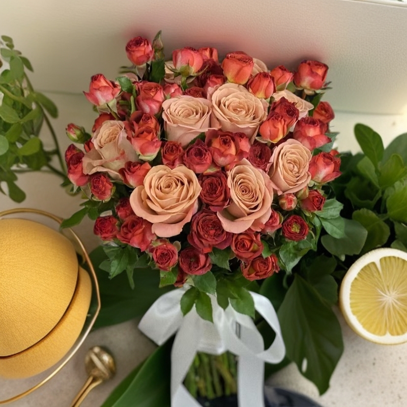 【卡布+巧克力泡泡】云南鲜花基地直发手捧花两单升级顺丰冷链包邮 