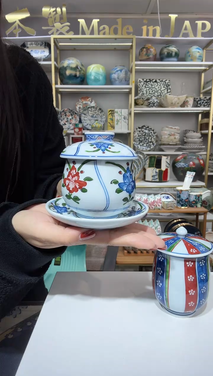 陶瓷茶杯带碟一只装088219