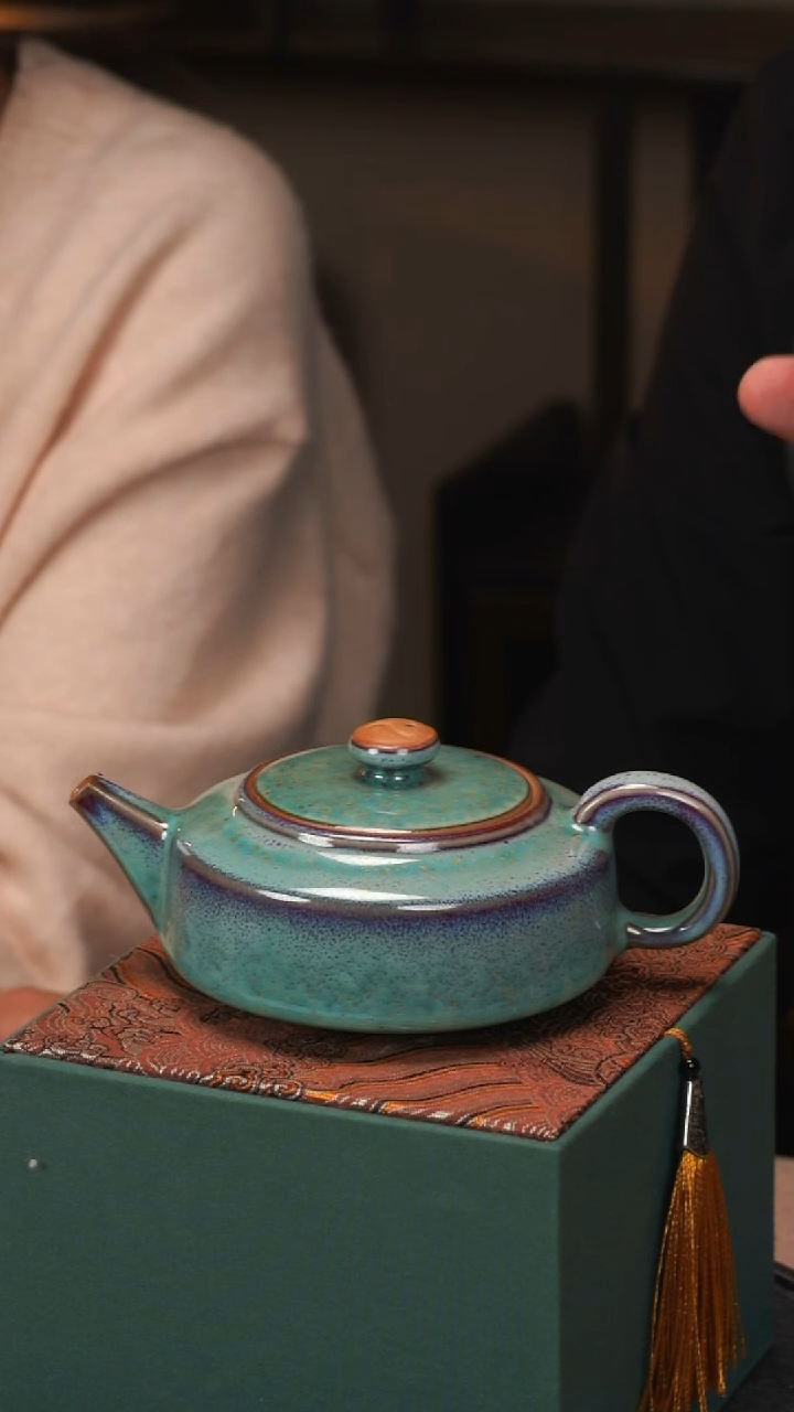 【闪购商品】【中国钧瓷】茶壶