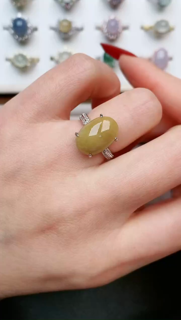 【闪购商品】翡翠戒指银S925镶嵌.....