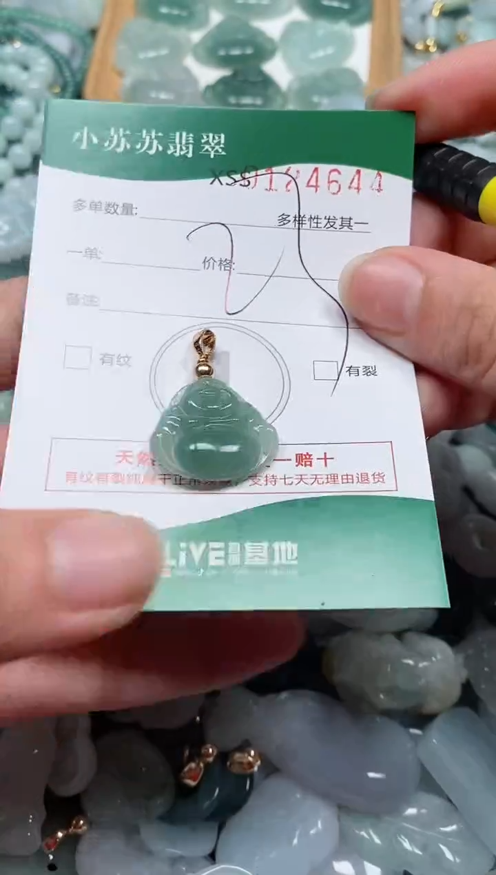 【闪购商品】翡翠颈饰未镶嵌闪购商品0124644