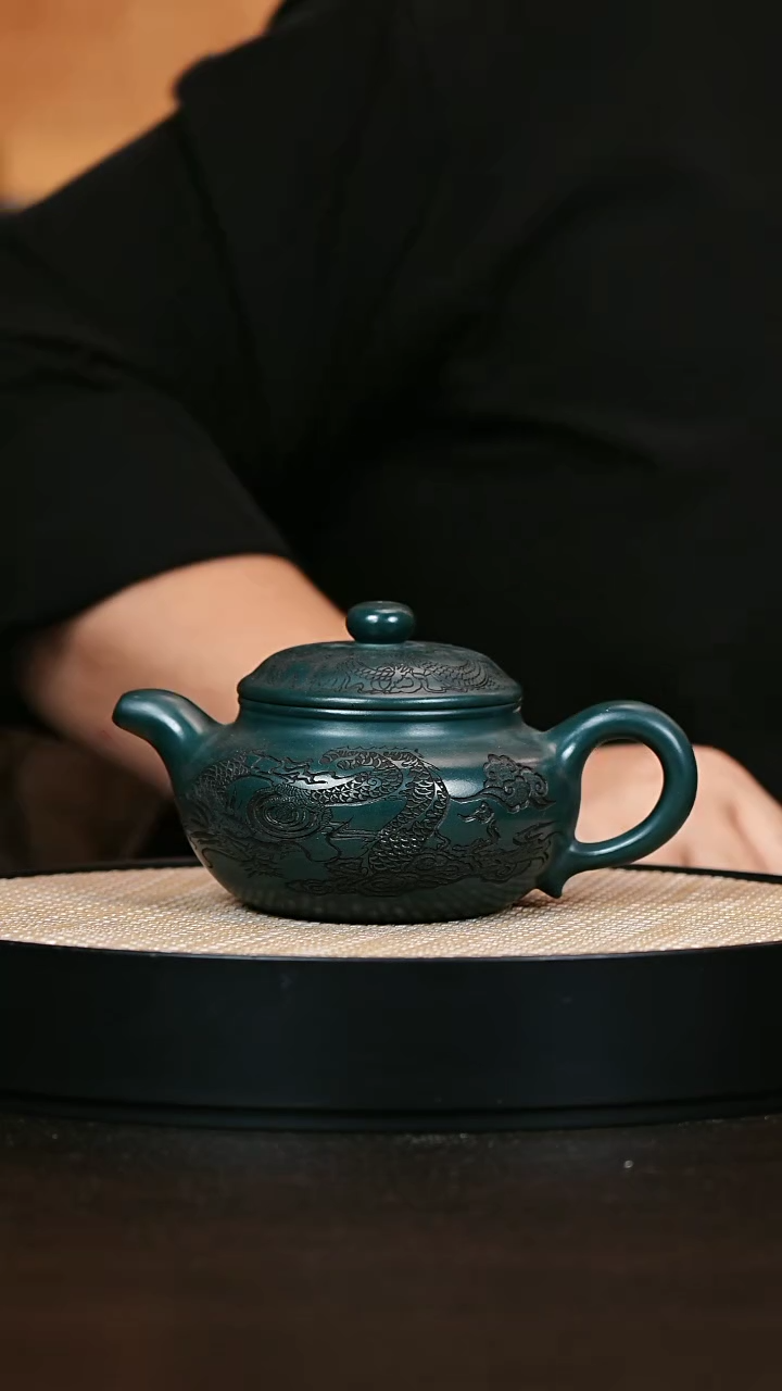 茶壶紫砂仿古 苏门答腊青