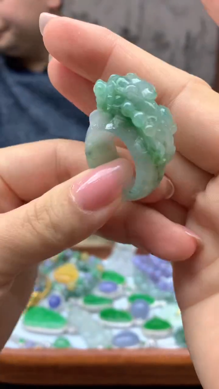 【闪购商品】翡翠戒圈未镶嵌184-天然翡翠
