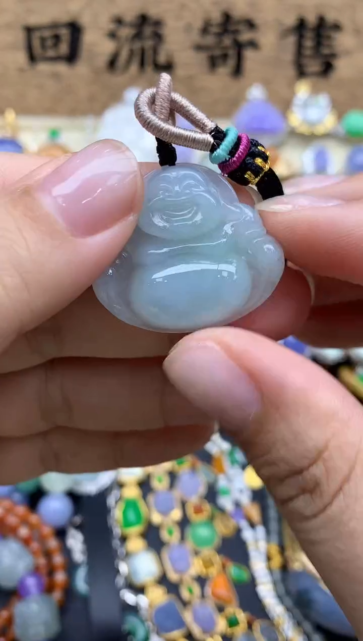 翡翠未镶嵌颈饰86-春日珠宝