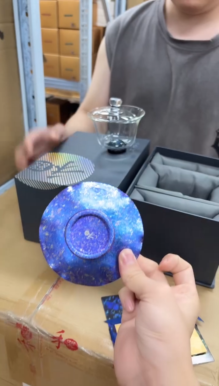 禾器-斑斓曜辰盖碗-星云紫