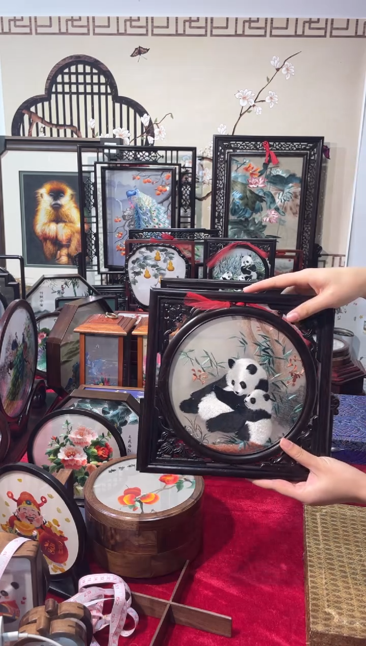 织绣精品苏绣手工刺绣，福利款摆件34