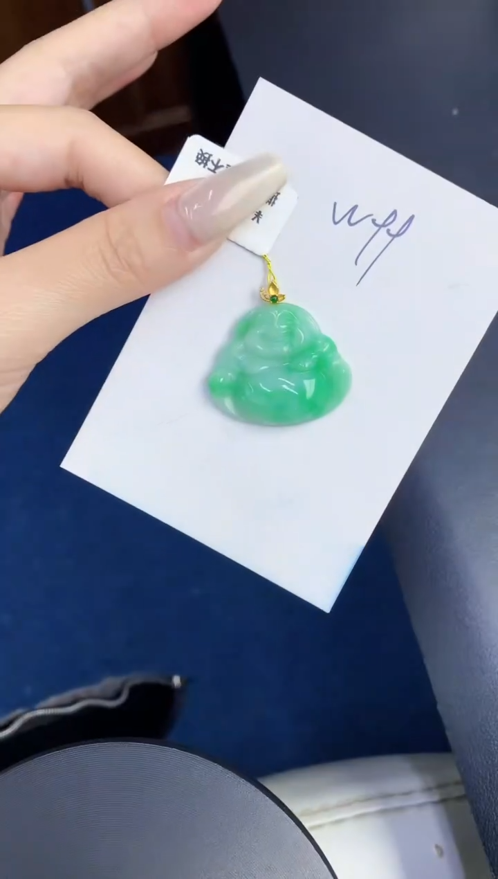 【闪购商品】翡翠颈饰18K金镶嵌0000000000