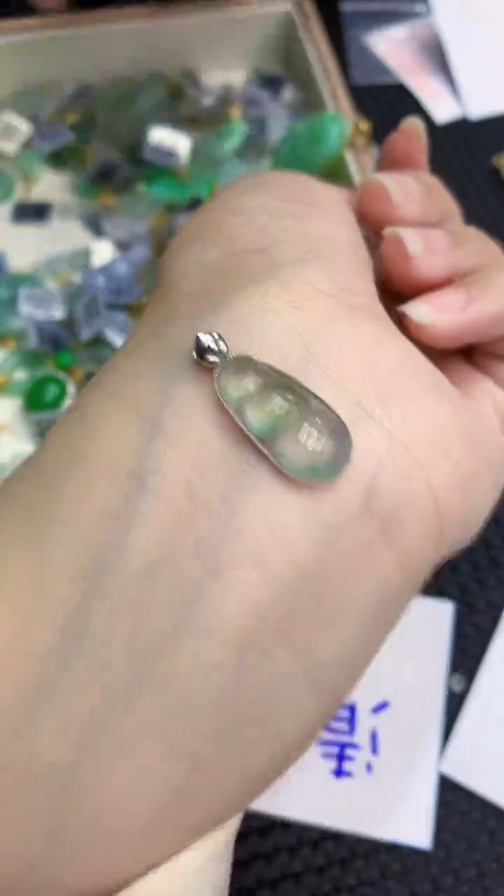 【闪购商品】翡翠颈饰18K金镶嵌            8