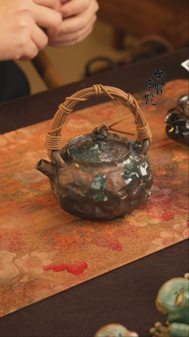 【闪购商品】杯658北山老师柴烧紫砂煮水壶400毫升