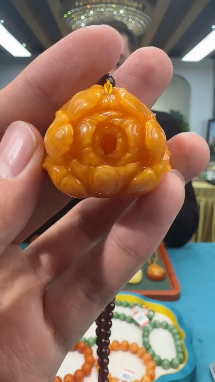 【闪购商品】琥珀颈饰未镶嵌天然琥珀蜜蜡吊坠DZ1222-28