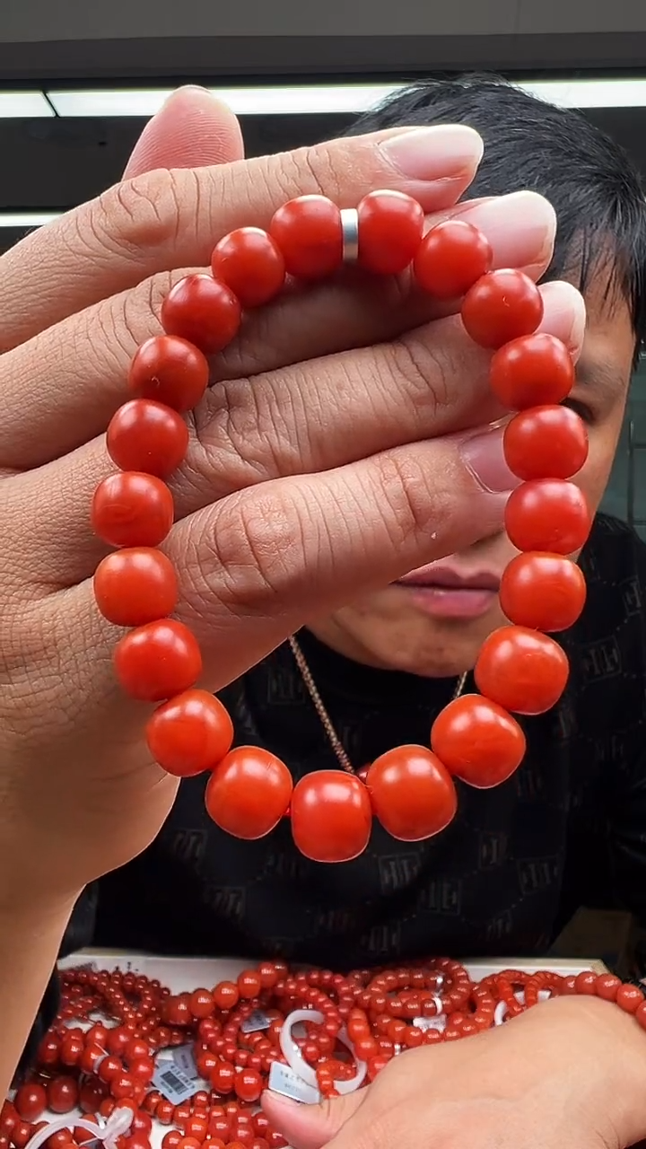 未镶嵌珠串南红玛瑙云南保山阿东寨10mm+