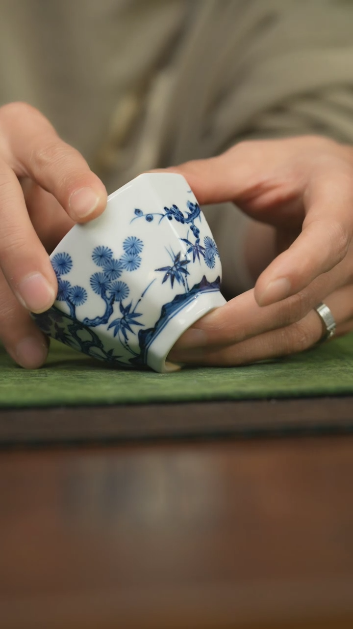 【闪购商品】杯柴窑青花破价福利