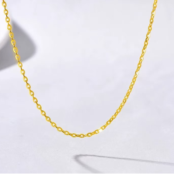 培育红宝石（质检发货）【168】十八k项链男女生通带款