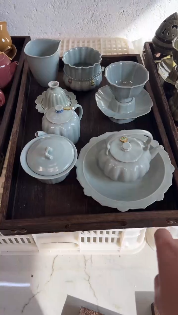 瓷片北溪堂正品 【带壶绳 证书】托盘仅展示