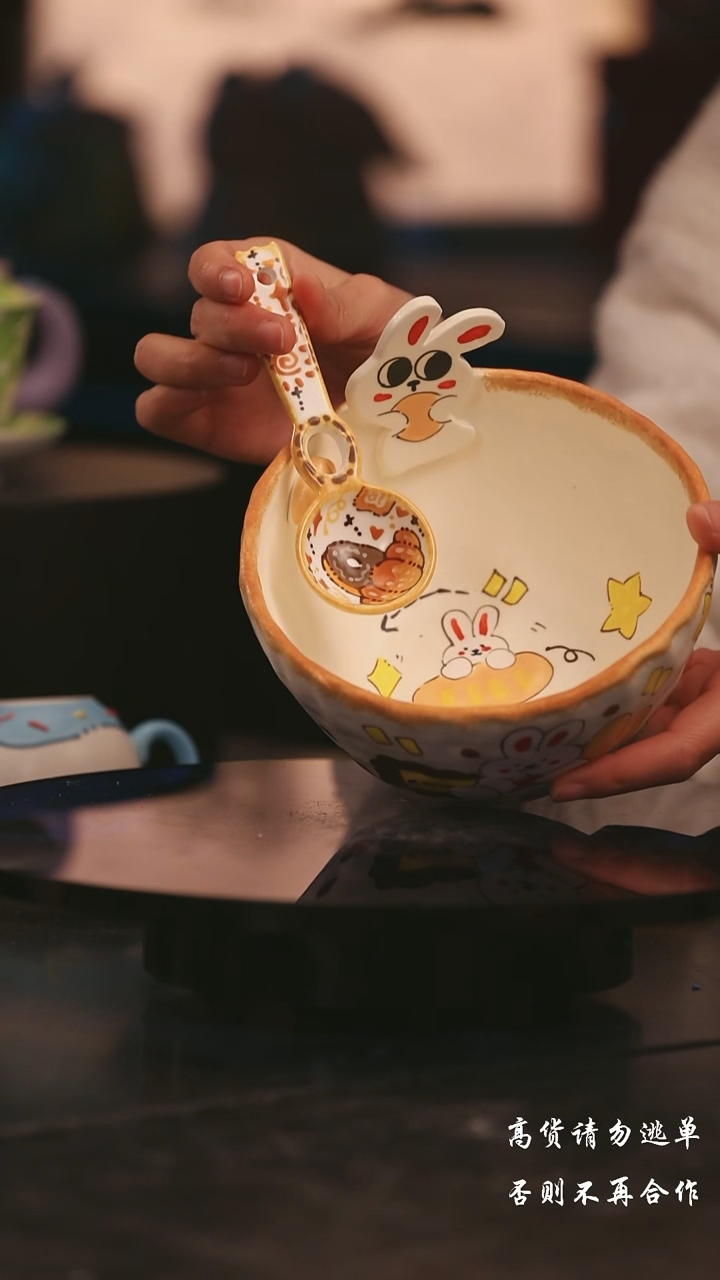 陶瓷景德镇可爱设计师款陶瓷 